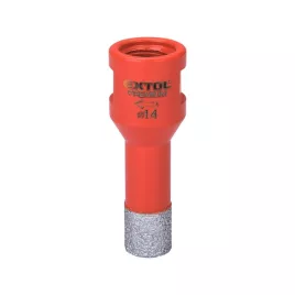   EXTOL PREMIUM gyémánt körkivágó csempére, 8mm × M14, sarokcsiszolóba fogható