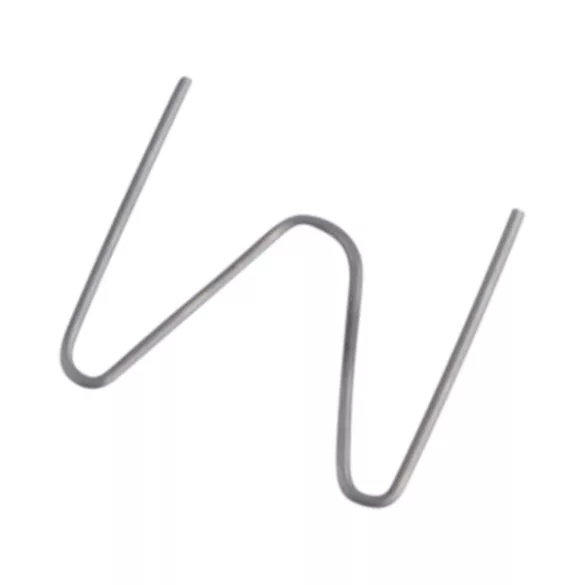 EXTOL PREMIUM M alakú kapocs akkus műanyag hegesztőhöz 0,6 mm 15 mm x 30 mm 150 db
