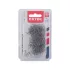 EXTOL PREMIUM M alakú kapocs akkus műanyag hegesztőhöz 0,6 mm 15 mm x 30 mm 150 db