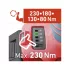 EXTOL PREMIUM Share20V akkus szénkefementes ütvecsavarozó 1/4" hatszög, 20V 2 Ah, 230 Nm