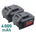EXTOL INDUSTRIAL Share20V akkus láncfűrészgép 20V Li-ion 400 mm akku és töltő nélkül
