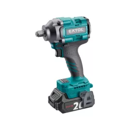   EXTOL INDUSTRIAL Share20V akkus ütvecsavarozó 1/2" szénkefementes, 20V 2Ah, töltő, 500 Nm