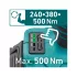 EXTOL INDUSTRIAL Share20V akkus ütvecsavarozó 1/2" négyszöggel, szénkefementes, 500 Nm, akku és töltő nélkül