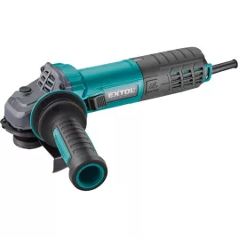   EXTOL INDUSTRIAL sarokcsiszoló 125mm 1550W, kefementes, fordulatszám-szabályozással, lágy indítással