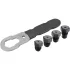 EXTOL PREMIUM popszegecs adapter fúrógéphez, 2,4-3,2-4,0-4,8 mm, 1/4" hatszög befogás