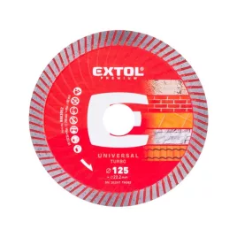   EXTOL PREMIUM TURBO gyémántvágó korong gránithoz és kerámiához 125×22,2×2,0mm max.12.200 ford/perc