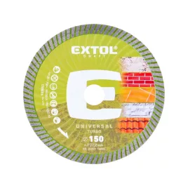  EXTOL CRAFT TURBO gyémántvágó korong 150×2,4×22,2mm max.10.000 ford/perc