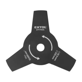   EXTOL INDUSTRIAL fém vágókés készlet 2 db, 3 élű, 8791900 fűkaszához