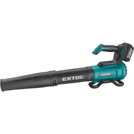   EXTOL INDUSTRIAL Share20V akkus lombfúvó, 20V Li-ion, kefementes, 1db akku, 1db töltő, 4000 mAh