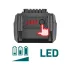 EXTOL INDUSTRIAL Share20V akkus lombfúvó, 20V Li-ion, kefementes, 1db akku, 1db töltő, 4000 mAh