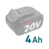 EXTOL INDUSTRIAL Share20V akkus lombfúvó 20V Li-ion kefementes, akku és töltő nélkül