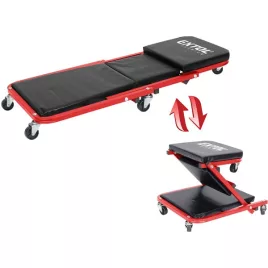   EXTOL PREMIUM 2-funkciós gurulós szerelőszék és autó-aláfekvő ágy max. 150 kg