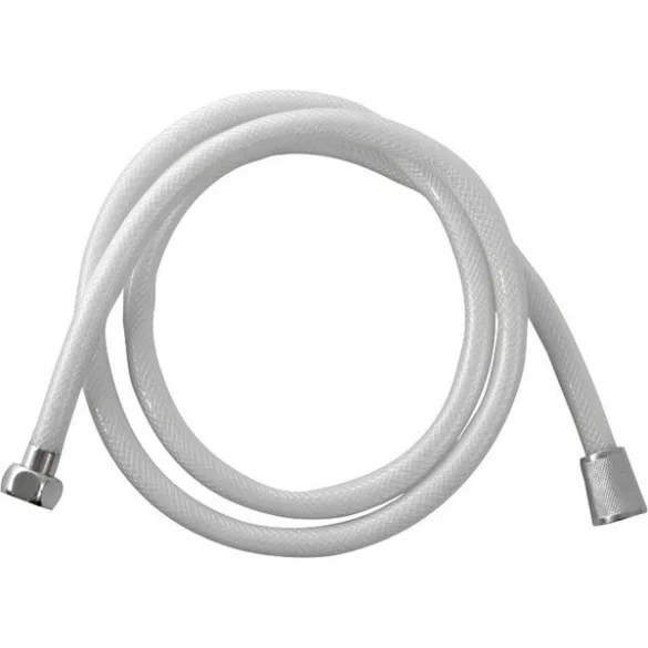 VIKING fehér PVC zuhanytömlő 1,5m