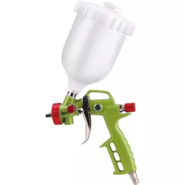   EXTOL CRAFT festékszóró pisztoly légkompresszorhoz, 700ml műanyag tartály, 1,5mm szórónyílás, 190L/perc, 4 Bar, 1/4' gyorscsatla