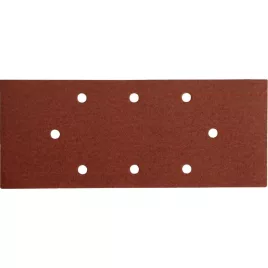   EXTOL PREMIUM csiszolópapír, lyukas klt. 10db, 93×230 mm, 8 db lyukkal, P120, 407114, 407115-höz