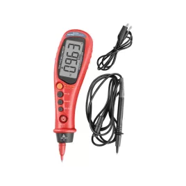   EXTOL PREMIUM digitális multiméter, toll típusú; Amper/Volt/Ohm mérő, hangjelző funkcióval, CE, 2 db 1,5V AAA elem