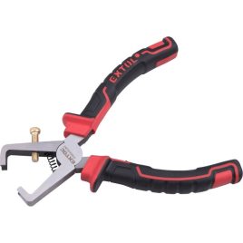   EXTOL PREMIUM blankoló fogó; 160mm, duál vörös/fekete TPR nyél, akasztós szerszámtartó