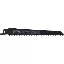   EXTOL PREMIUM szablyafűrészlap klt., 3db, Bosch befogás, 150 mm, 6T, HCS, fához, műanyaghoz