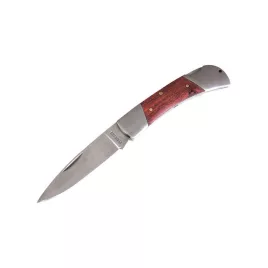   EXTOL CRAFT zsebkés, fanyelű, bliszterben, 110mm, rugós rögzítéssel