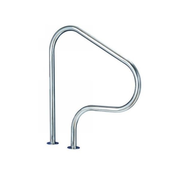 Rozsdamentes korlát, A típus, 1 darab, modern design, beltéri felhasználásra
