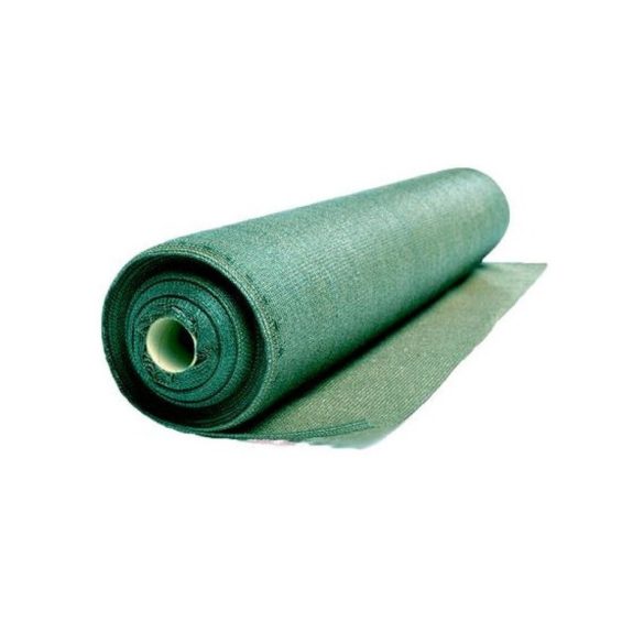 Árnyékoló háló medence köré, kerítésre, GOLDTEX 1,2x10m zöld színű, 95% árnyékolású