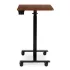 ModernHome állítható magasságú laptopasztal fa lappal, 70x48 cm, 71.5-112 cm