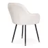 ModernHome 2 db bársony kárpitozott modern szék, krém
