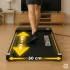 MOVEPRO elektromos walking pad otthonra és íróasztal alá, távirányítóval, appal, 10 km/h