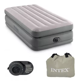   INTEX egyszemélyes felfújható matrac beépített elektromos pumpával 191x99x51 cm 64162