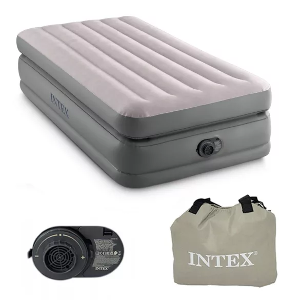 INTEX egyszemélyes felfújható matrac beépített elektromos pumpával 191x99x51 cm 64162