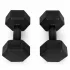 MOVEPRO hatszögletű kézisúlyzó szett 2x2 kg fekete fitness súlyzók