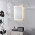 ModernHome falra szerelhető LED fürdőszobatükör, 50x70 cm, 3 szín, érintőkapcsoló