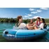 INTEX Excursion 4 felfújható csónak 4 személyes, pumpával, 2 evezővel és táskával