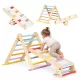 ECOTOYS LUNA fa Montessori mászóka gyerekeknek létrával és egyensúlyozóval