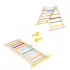 ECOTOYS LUNA fa Montessori mászóka gyerekeknek létrával és egyensúlyozóval