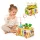 ECOTOYS 8 az 1-ben fa oktatókocka béka, húzható, formabedobó, xilofon, kukacfogó