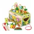 ECOTOYS 8 az 1-ben fa oktatókocka béka, húzható, formabedobó, xilofon, kukacfogó