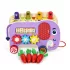 ECOTOYS fa oktatókocka elefánttal 8w1, húzható, formabedobó, xilofon, kukacfogó