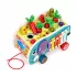 ECOTOYS fa oktatókocka elefánttal 8w1, húzható, formabedobó, xilofon, kukacfogó