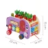 ECOTOYS fa oktatókocka elefánttal 8w1, húzható, formabedobó, xilofon, kukacfogó