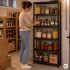 ModernHome 5 szintes tárolópolc garázsba, pincébe, otthonra fekete