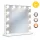 ECOTOYS LED sminktükör 50x40 cm, 3 fényárnyalattal, 13 izzóval