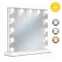 ECOTOYS LED sminktükör 50x40 cm, 3 fényárnyalattal, 13 izzóval