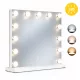 ECOTOYS LED sminktükör 50x40 cm, 3 fényárnyalattal, 13 izzóval