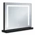 ModernHome LED sminktükör 50x40 cm, 3 fényárnyalattal, fekete