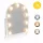 ModernHome LED sminktükör 30x40 cm, 3 fényárnyalattal, 9 izzóval