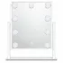 ModernHome LED sminktükör 25x30 cm, 3 fényárnyalat, 9 izzó