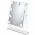 ModernHome LED sminktükör 25x30 cm, 3 fényárnyalat, 9 izzó