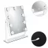ModernHome LED sminktükör 25x30 cm, 3 fényárnyalat, 9 izzó