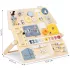 ECOTOYS nagy fa szenzoros busy board gyerekeknek, oktató foglalkoztató tábla XL